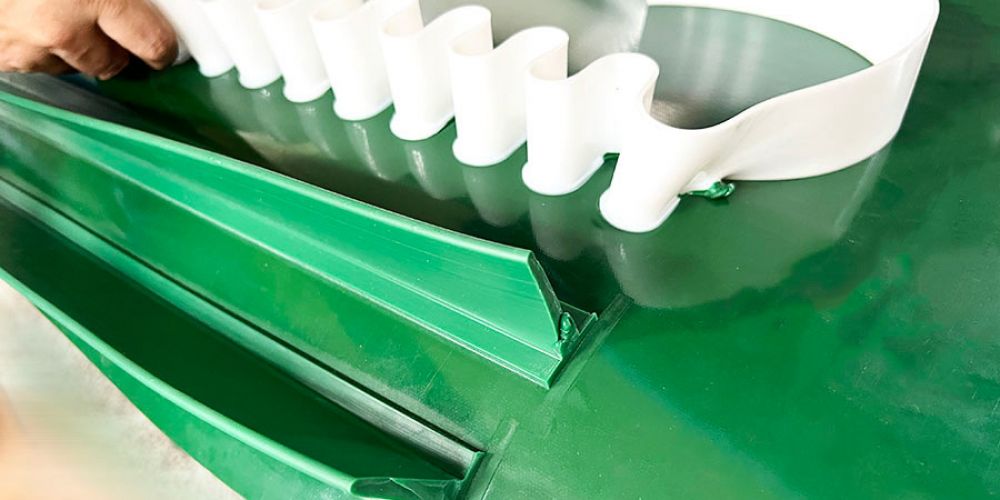 工业皮带挡板的高频焊接生产工艺